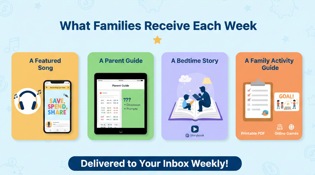 bedtime songs and stories from Sam X Renick | parent kit