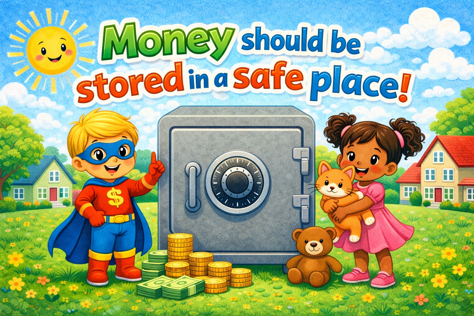 Money Should Be Stored in a Safe Place | It&rsquo;s a Habit, Sammy Rabbit