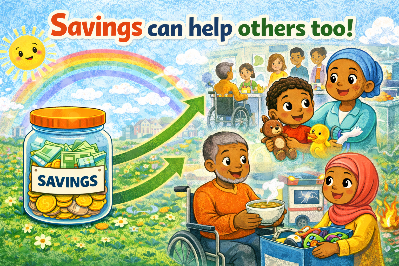 Savings can help others | It's a Habit Sammy Rabbit