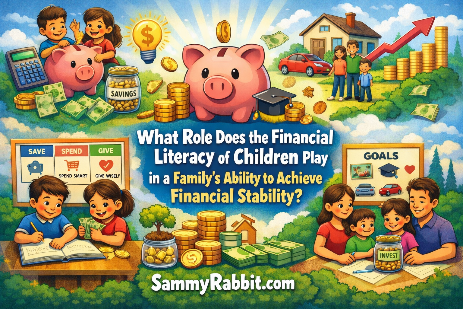 Sammy Rabbit Blog: The Role of Financial Literacy of Children in Achieving Family Financial Stability