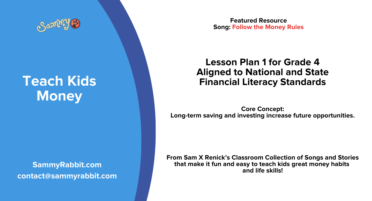 Follow the Money Rules | Financial Education Lesson Plan for Grade 4 LP #1