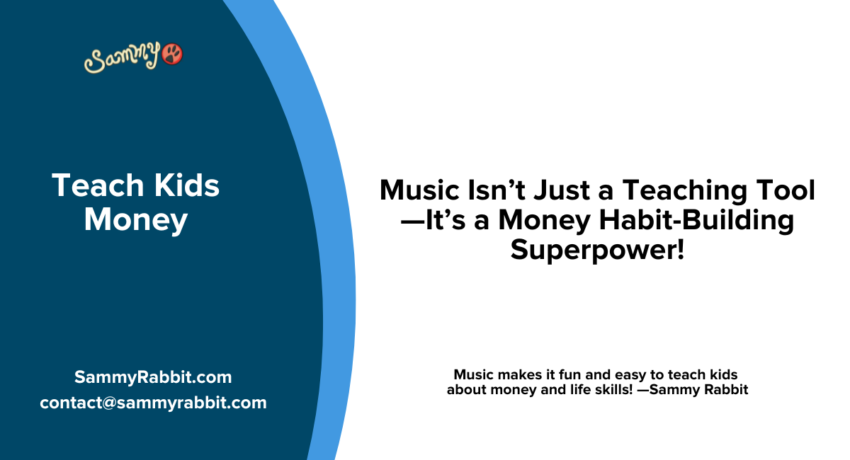 Music-based financial education helping children build positive money habits.